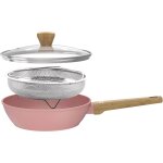 Sauteuse - tous feux dont induction - arthur martin - am0333 - revtement cramique -  24 cm - avec ...