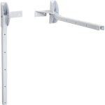 Sauvic schoir  linge mural rabattable - blanc
