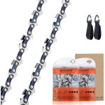 Savior lot de 2 cha�nes de tron�onneuse faible rebond . 325 72 maillons 13mm 45 cm compatible avec husqvarnado ...