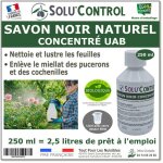 Savon noir naturel concentr uab solucontrol 250 ml nettoyant feuilles et enlve miellat - pucerons - ...