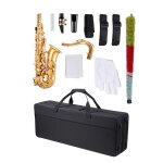 Saxophone ténor - duoku - jtas - 401 - laiton résistant - Étui de transport - débutants Saxophone ténor - duoku - jtas - 401 - laiton résistant - Étui de transport - débutants