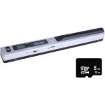 Scanner portable carte mmoire 8 go 900 dpi plage de numrisation a4 adapt aux documents photos et livres ...