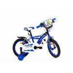 Sch chicane 14 v�lo enfants de 4 � 6 ans pour une taille de 100 � 120 cm avec sonnette et bidon bleu