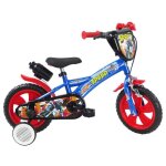Sch speed 12 v�lo enfants adapt� aux enfants de 3 � 5 ans de 85 � 105 cm avec trompette et bidon bleu ...