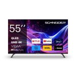 Tv qled 4k uhd - schneider - gms55a1 - 55 (139 cm) - smart tv vidaa - 3xhdmi 2. 0 / 2xusb