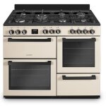 Cuisiniere gaz 60x60 Double fours electrique Multi cata + CN - 4 feux blanc