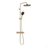 Schulte colonne de douche mitigeur thermostatique robinetterie avec douche de tte effet pluie douchette ...