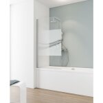 Schulte pare - baignoire 80x140cm paroi de baignoire r�versible anticalcaire pliant volet pivotant d�cor ...