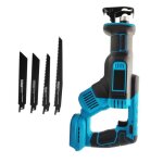 Scie alternative sans fil scie Électrique pour coupe du bois métal avec 4 lames outil Électrique pour ... Scie alternative sans fil scie Électrique pour coupe du bois métal avec 4 lames outil Électrique pour ...