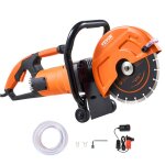 Scie  bton lectrique - vevor - 230 mm - 2000 w profondeur de coupe - avec conduite deau pompe  eaupour ...
