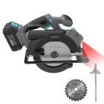 Scie circulaire � batterie cecotec directprecission 8000 vision 21 v disque de 165 mm moteur sans balais ...