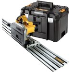 Scie circulaire plongeante dewalt dws 520 ktr - electrique - 65 mm de profondeur de coupe - bois