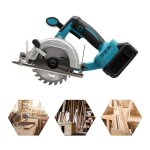 Scie circulaire sans cble - machine de dcoupe avec 1 batterie au lithium + 1 chargeur - machine de ...