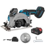 Scie circulaire sans fil 6 brushless 54mm profondeur 45� inclinable pour batterie makita moteur 5025