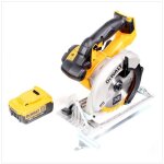 Scie circulaire sans fil - dewalt - dcs 391 - 18v - 165 mm - batterie 40ah - tstak