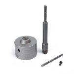 Scie cloche � b�ton 150 mm avec tige plus 220 mm pour ciment brique pierre mur b�ton autonivelant