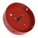 Scie cloche - pzcc - � 150 mm - acier rapide hss m42 - tige hexagonale - pour aluminium fer et bois