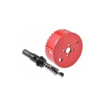 Scie - cloche bimtallique de 100 mm m42 hss robuste idale pour bois aluminium fer et plastique couleurs ... Scie - cloche bimtallique de 100 mm m42 hss robuste idale pour bois aluminium fer et plastique couleurs ...