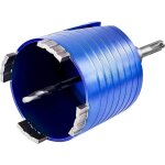 Scie cloche trepan bton arm couronne diamant carotteuse + adaptateur sds - plus m16 + forets 8x120mm ...