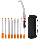 Scie  laguer tlescopique - vevor - scie  perche extensible manuelle lame en acier tranchant scie ...