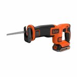 Scie electroportative black - decker - bdcr18m1 - qw - black + decker scie sabre sans fil - 1 batterie ...