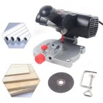 Scie  onglet mini 90w 7800rpm 0 - 45 portative avec lames 2 pouces dcoupe bois mtal plastique coupe ...