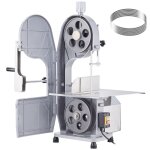 Scie  ruban lectrique - duoku - bs - 210 - 1100 w - acier inoxydable - hauteur de coupe 250 mm