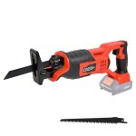 Scie sabre sans fil 18v easy full - sans batterie - vitesse variable 0 � 3000 tr / min - 2 lames pour ...