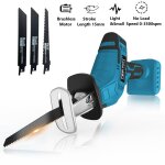 Scie sans fil r�ciproque pour batterie makita 18v lxtscie recipro sans fil sans brosse 4 lames pour la ...