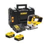 Scie sauteuse 18v brushless xr + 2 batteries 5 ah + chargeur + coffret tstak - dewalt - dcs334p2 - qw ... Scie sauteuse 18v brushless xr + 2 batteries 5 ah + chargeur + coffret tstak - dewalt - dcs334p2 - qw ...