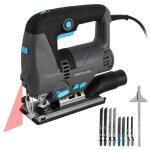 Cecotec multicut 8000 vision ? scie sauteuse 800 w semelle aluminium coupe pendulaire laser & led c�ble ...