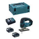 Scie sauteuse makita djv180rtj (2 x 50 ah + dc18rc + makpac 2)