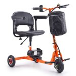 Scooter de mobilit� robuste � 3 roues - vevor - trottinette de mobilit� �lectrique pliable longue port�e ...