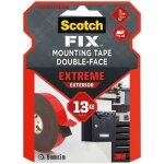 Scotch - ruban adh�sif - double - face - extr�me - 19 mm x 5 m - 13 kg