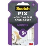 Scotch - ruban adh�sif - double - face - sp�cial miroir - 19 mm x 15 m - 5 kg