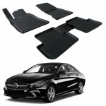 Tapis de sol 3d - scoutt - mercedes cla 2012 - 2018 - caoutchouc tpe - r�sistant � labrasion - sur mesure ...