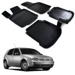 Tapis de sol en caoutchouc premium - scoutt - compatible skoda golf iv 1997 - 2003 - 4 pcs - noir - 3d ... Tapis de sol en caoutchouc premium - scoutt - compatible skoda golf iv 1997 - 2003 - 4 pcs - noir - 3d ...