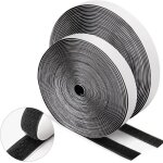 Bande adh�sive - scratch - autocollant double face - 10 m�tres - noir - multi - usages