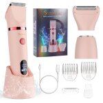 Scttomon pilateur rasoir femme 3 - en - 1 multifonction tondeuse bikini tondeuse corps tanche ipx7 ...