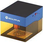 Sculpfun icube pro 5 w graveur laser portable avec filtre � fum�e vitesse de gravure 10000 mm / min zone ...