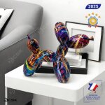 Sculpture chien en ballon bcsk ? dcoration rsine pop - art design chien ?balloon dog? laqu ? plusieurs ...