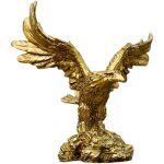 Sculpture daigle en r�sine sculpture daigle dor d�coration de figurine de bureau � domicile moderne