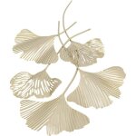 Sculpture murale suspendue de feuilles de ginkgo 3d pour la maison la d�coration de bureau