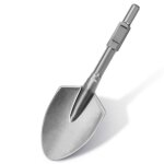 Sds hex ciseau � pelle burin pelle138 x 440 mm embout hexagonal 30 mm avec mallette en plastique pour ...