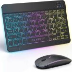 Seabuty clavier souris sans fil pour tablette android ios windows t�l�phone ipad - silencieux - ultra ...