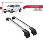 Compatible avec seat ibiza st 2010 - 2017 barres de toit ace - 2 railing porte - bagages de voiture gris ...
