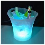 Seau  champagne led lumineux 5l sbled5