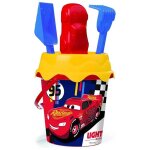 Seau de plage - smoby - cars - ensemble complet - tamis r�teau pelle arrosoir - sous licence officielle ...