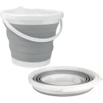 Seau pliable 10l petite bassine bucket pour le nettoyage maison voiture & camping seau ménager retactablegris ... Seau pliable 10l petite bassine bucket pour le nettoyage maison voiture & camping seau ménager retactablegris ...
