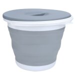 Gigicial seau pliable portatif 5l pour voyage camping lavage de voiture et pche ? compact et pratique ...